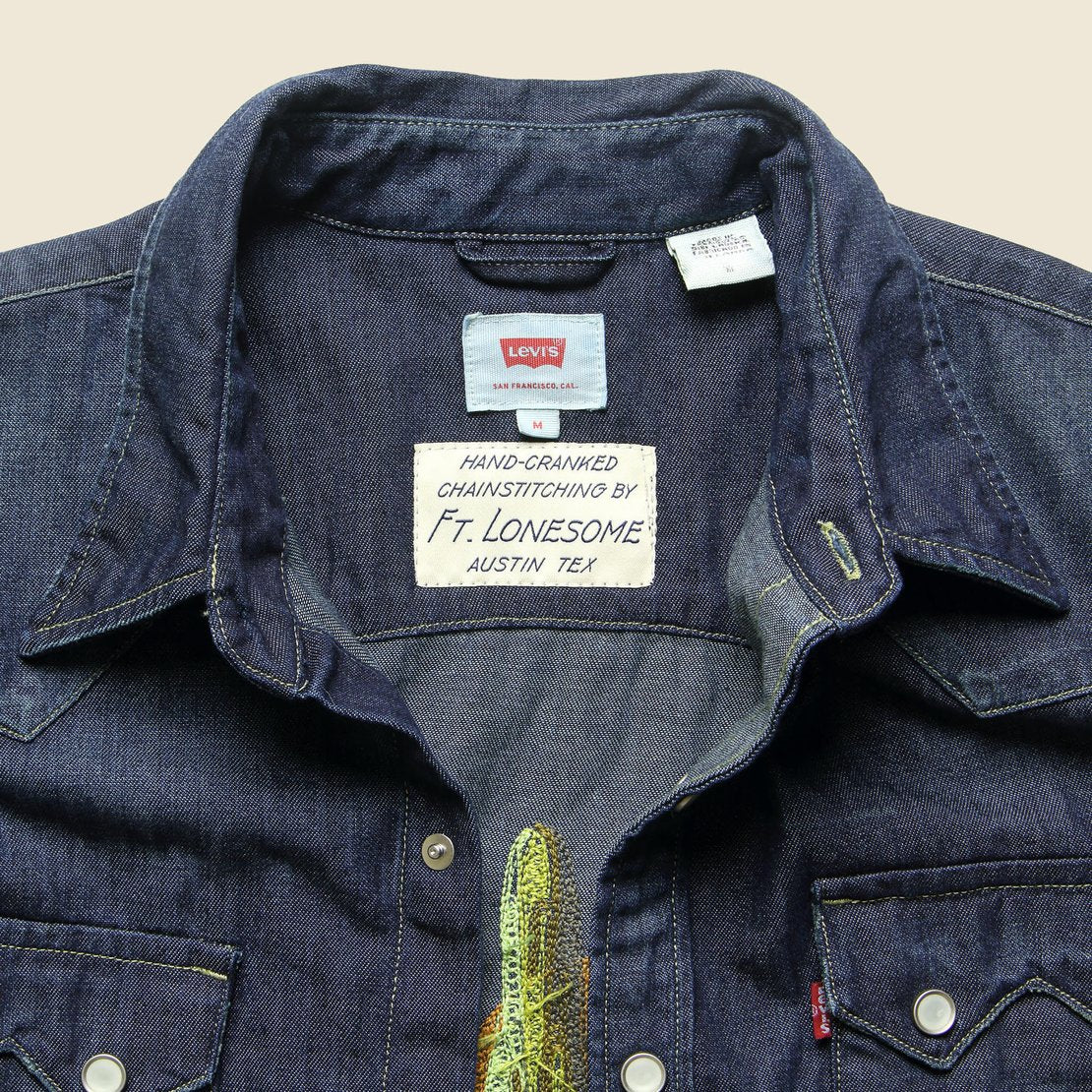 Large Direct Stitch Embroidery - Sunset Saguaro Cactus - Fort Lonesome - STAG Provisions - Accessories - Patches