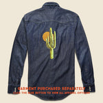 Large Direct Stitch Embroidery - Sunset Saguaro Cactus - Fort Lonesome - STAG Provisions - Accessories - Patches
